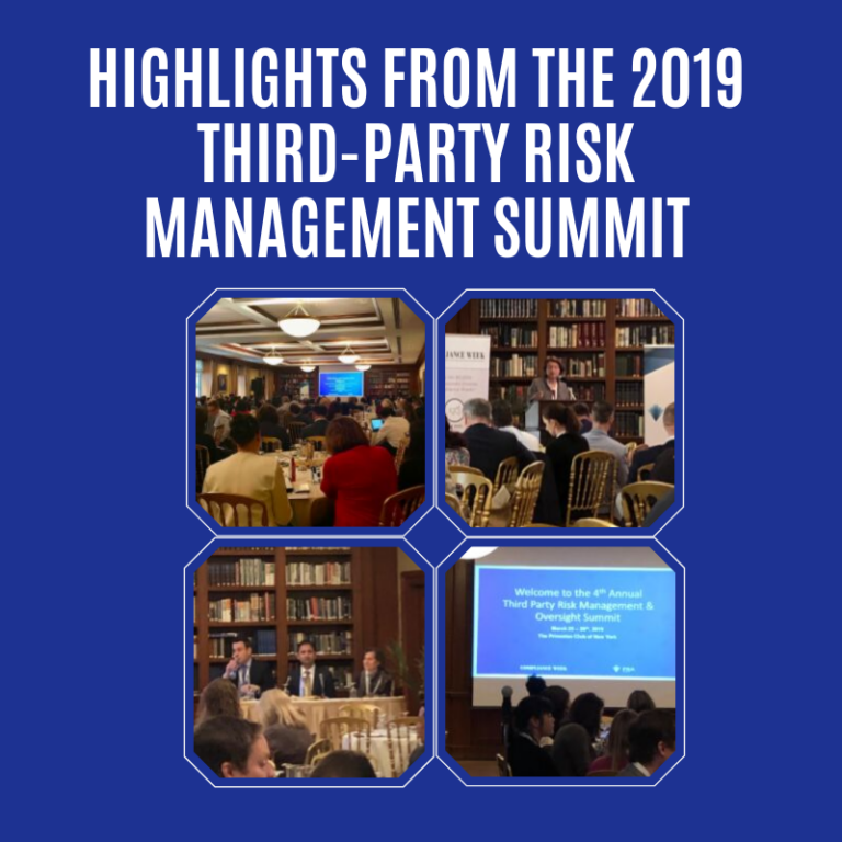 Highlights from the 2019 Third-Party Risk Management Summit
